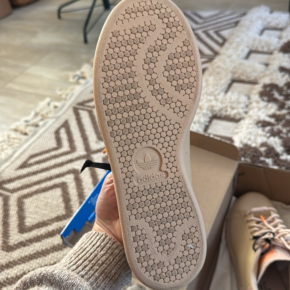 Stan smith women’s sneakers / magic beige and orange rush - Picture 8 of 11